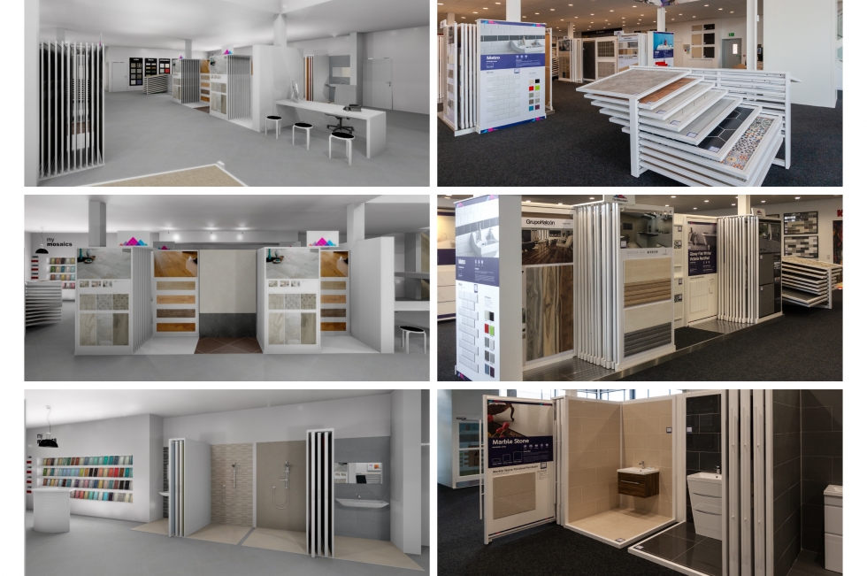 thiết kế showroom gạch 4